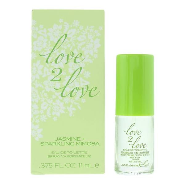 Love 2 Love Jasmine + Sparkling Mimosa Womens Eau de Toilette 11ml Fragrance