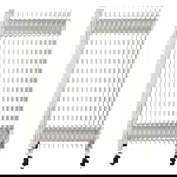 igenix Oil Filled Radiator, 2.5kW/2500W, Overheat Protection, White