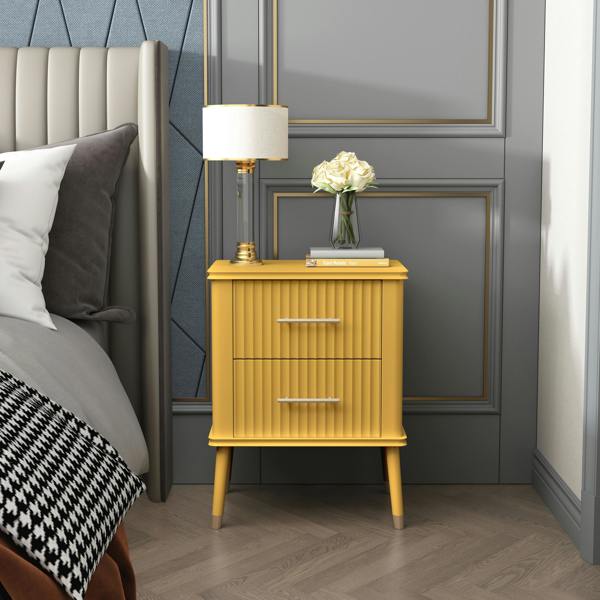Cabinet Bits Cozzano 2 Drawer  Bedside Table