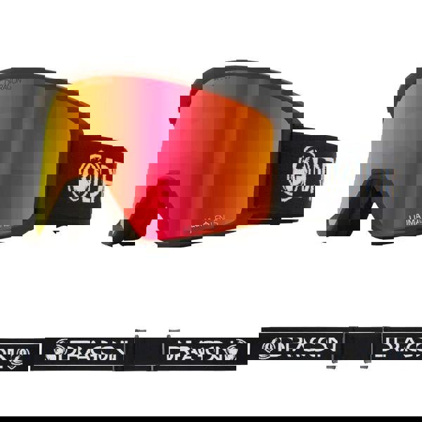 Dragon DXT OTG - Black with Lumalens Red Ionized Lens