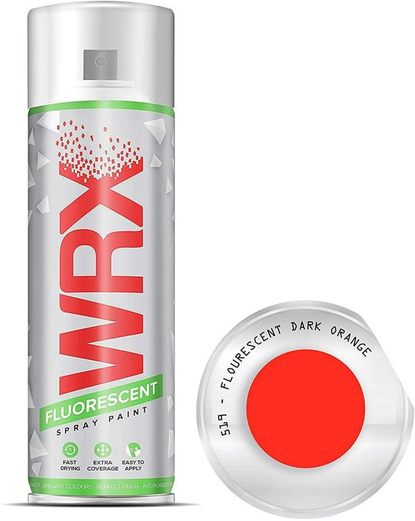 WRX Fluorescent Dark Orange Spray Paint 400ml