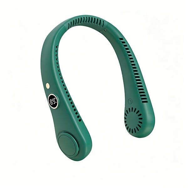 Leaper USB Bladeless Portable Neck Fan With LED Display