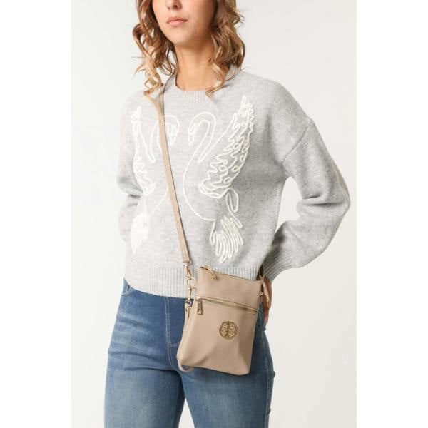 Blue Vanilla Cross Body Pouch Bag