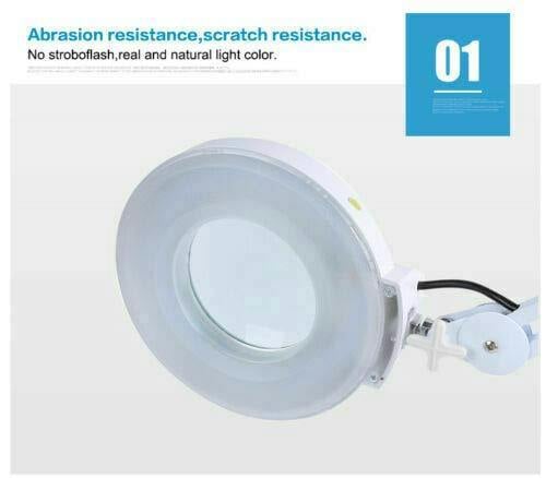 HYGRAD BUILT TO SURVIVE HYGRAD® Floor Standing LED Magnifying Lamp for Dental Clinic Beauty Parlour Medical