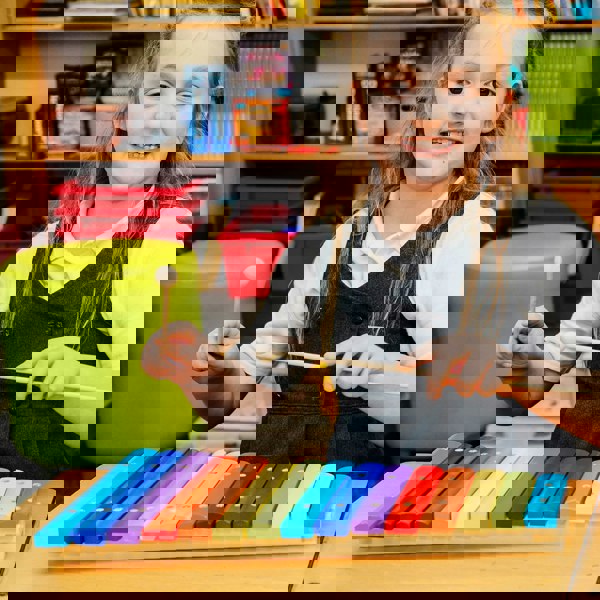 A-Star 15 Note Rainbow Xylophone with Beaters