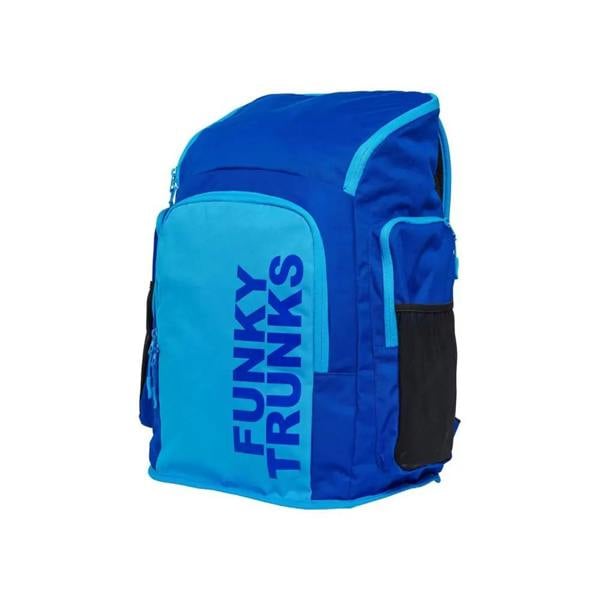 Blue Funky Trunks Pressure Point Space Case backpack in teal