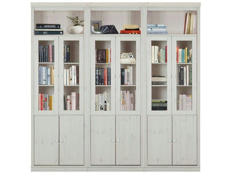 Dorel Home Anita Wall Unit L white lacquer