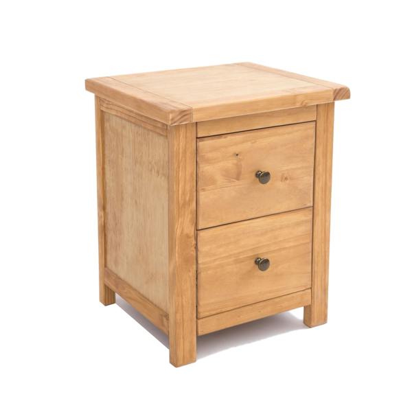Cabinet Bits Lugo 2 Drawer Bedside Table