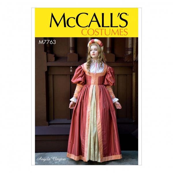 McCalls 7763 Paper Sewing Pattern – Women's Vintage Costume, Advanced