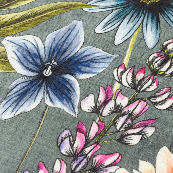 Wylder Hidcote Manor Alma Floral Cushion Cover - Navy