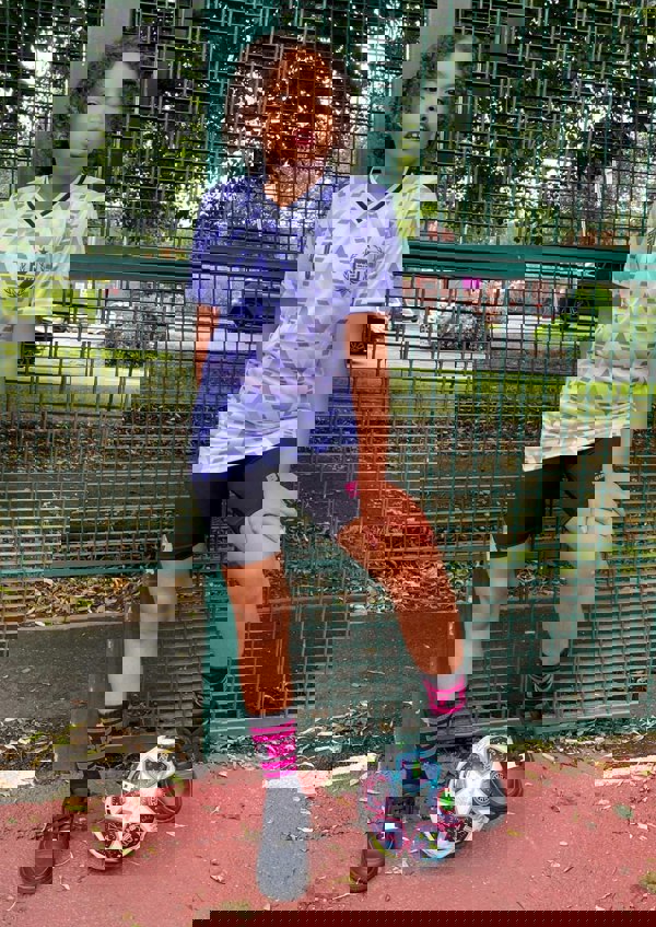 Beat Girlz Club Real Retro Football T-Shirt