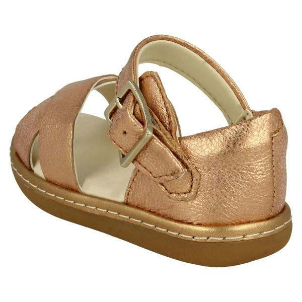 Clarks Girls Clarks Cross Detailed Sandals Skylark Pure T