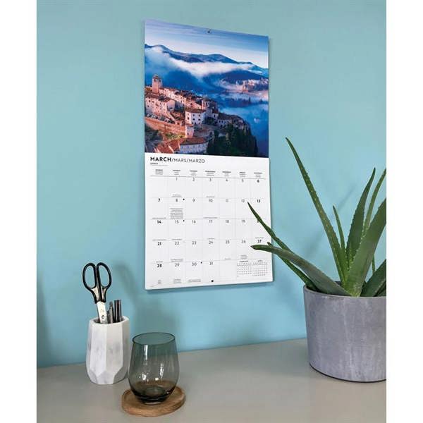 Italia Calendar 2027, Wall Calendars, Month To View, Travel, Gift