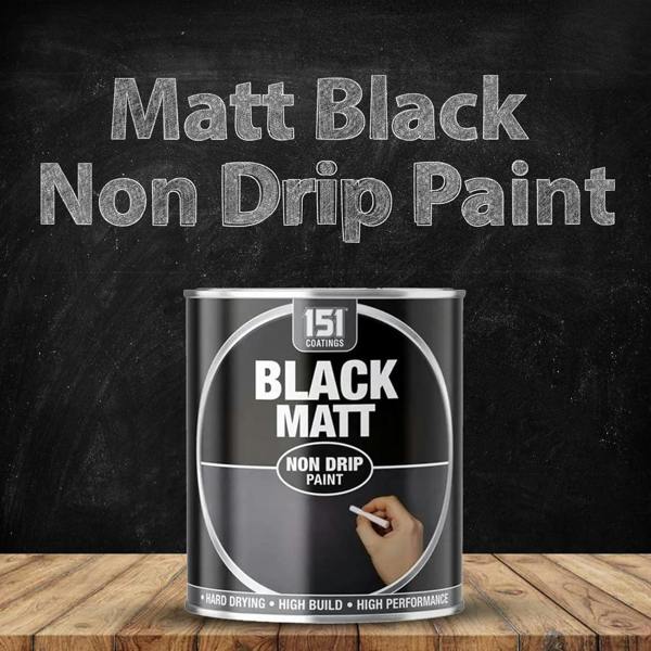 151 Matt Black Non-Drip Paint 300ml