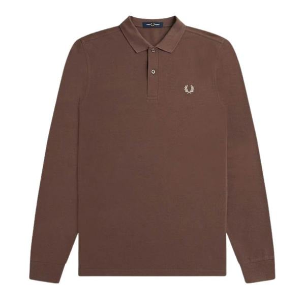 Fred Perry Brick Long Sleeve Classic Polo Shirt XS