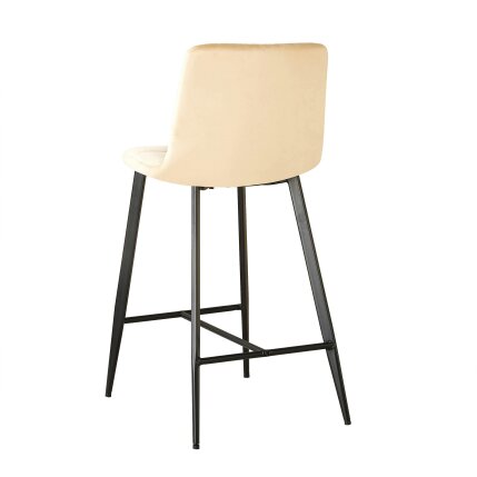 Outdoor Living Erica Plush Velvet Comfort Bar Stools - Set of 4