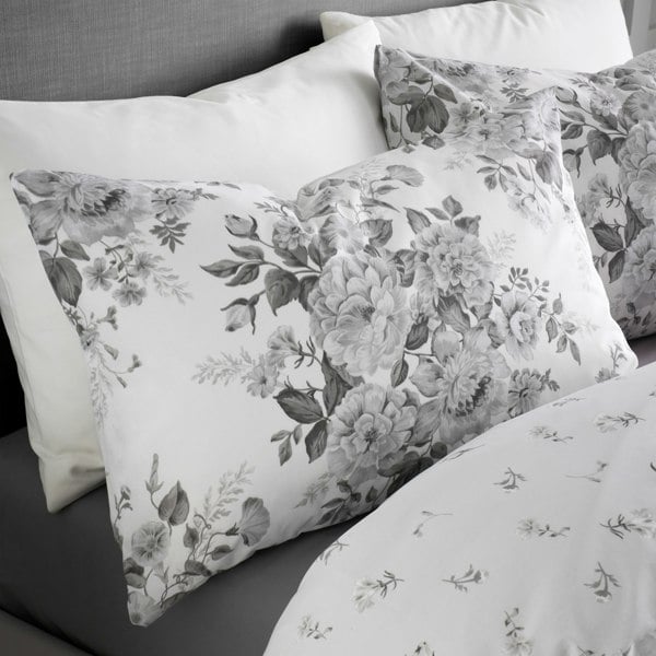 Catherine Lansfield Elinda Floral Reversible Duvet Cover Set