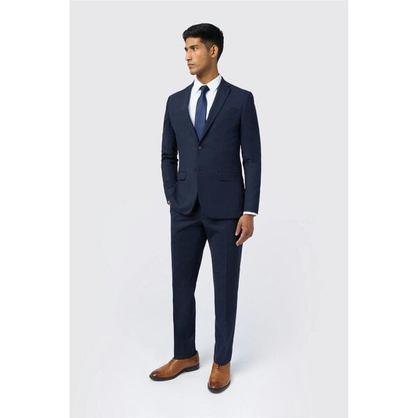 Ted Baker Slim Fit Performance Navy Panama Jacket