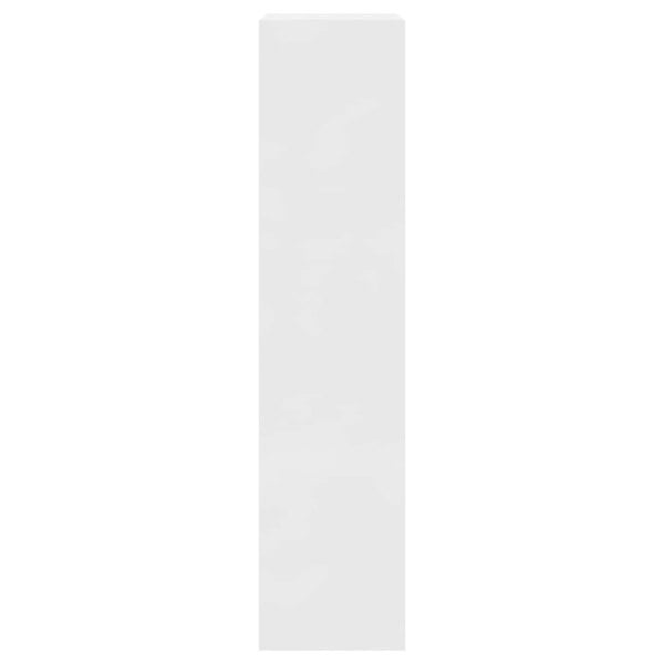 Berkfield Shoe Cabinet High Gloss White 63x24x103 cm Engineered Wood