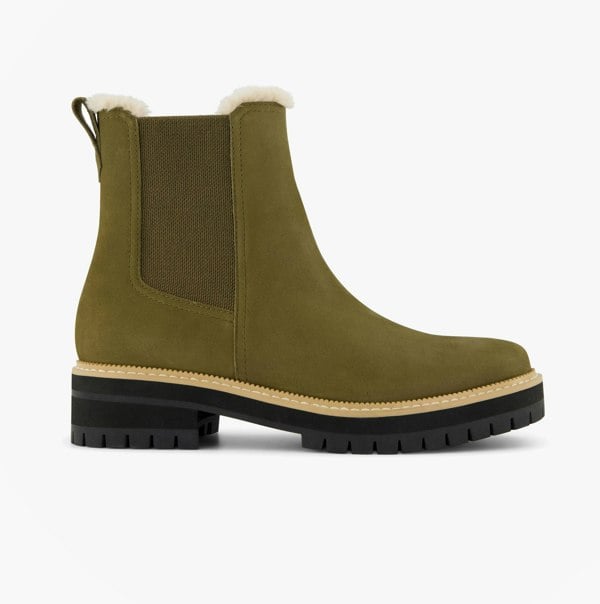 TOMS BENNET Womens Ankle Boots Olive