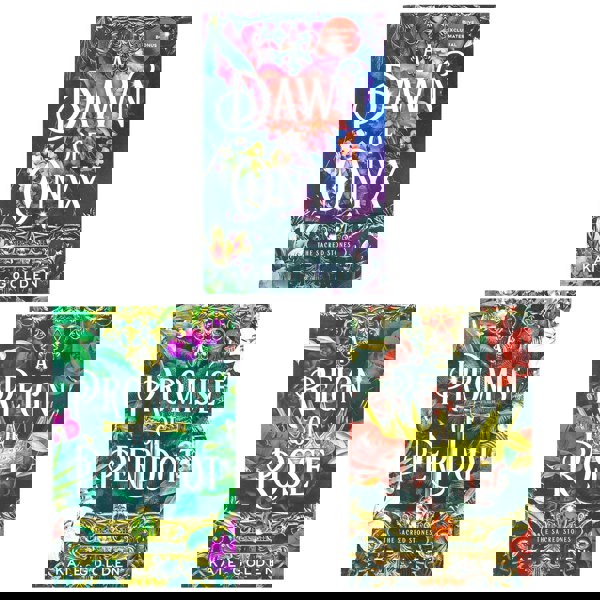 Sacred Stones Series 3 Books Collection Set By Kate Golden (A Dawn of Onyx, A Promise of Peridot and A Reign of Rose)