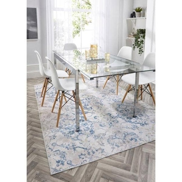 The Rugs Washable Rug Eterna Floral Design | Stylish