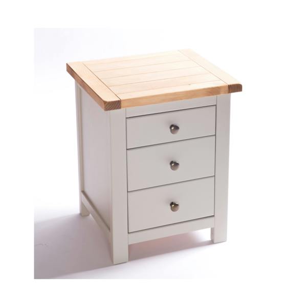 Cabinet Bits Argenta 3 Drawer Bedside Table