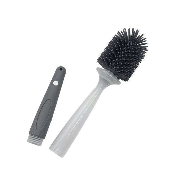 Nicoman Toilet Brush with Bleach Dispensing Handel