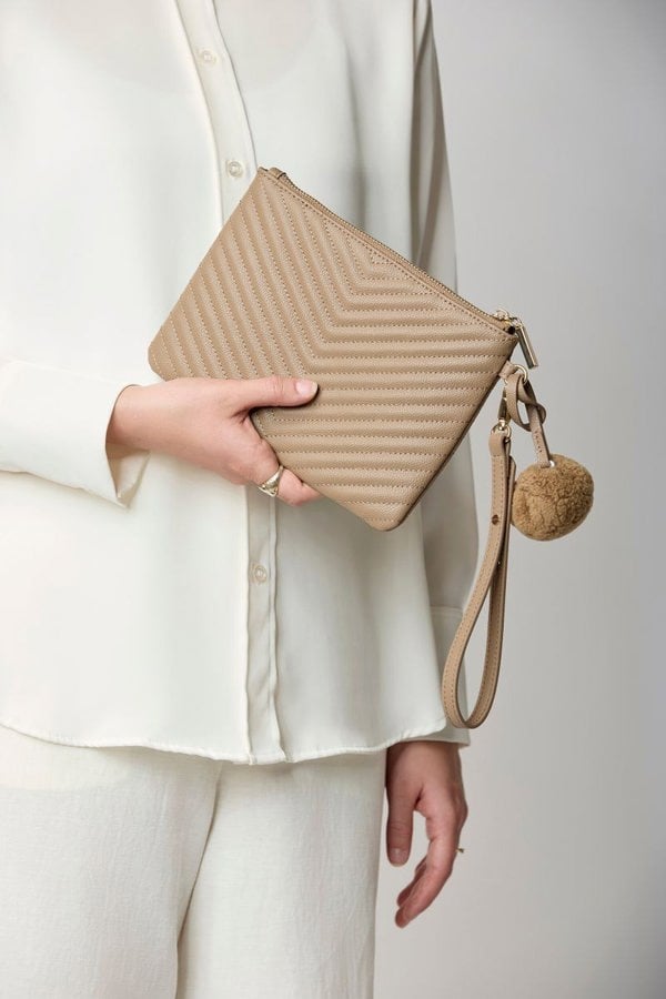 Helene Clutch Beige