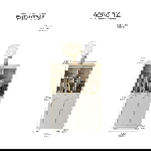 Amir Modular Bookshelf, Shelving Units-Rit Concept-Option A 60cm-Rit Concept