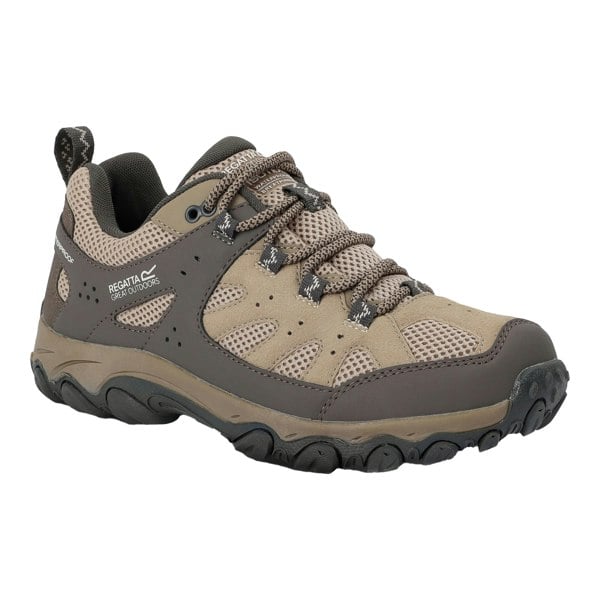 Regatta Womens Edgepoint IV Low Walking Shoes - Soft Taupe/Treetop