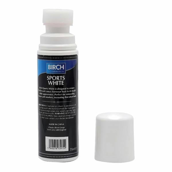 BIRCH Sportswhite Shoe Whitener - For Athletic Sneaker Midsoles 75ml