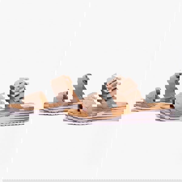 Rieker V0694-62 Womens Mules Beige