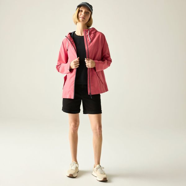 Regatta Womens Bayletta Grid Distress Waterproof Jacket - Slate Rose