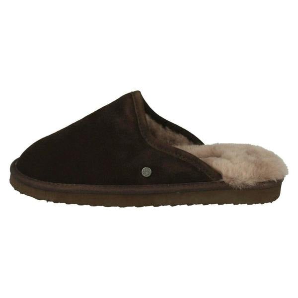 Padders Mens Padders Genuine Lined Sheepskin Mule Slippers Nevis