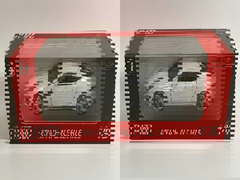 Tayumo Jaguar F Type White LHD 1:36 Scale Pull & Go Tayumo 36100030