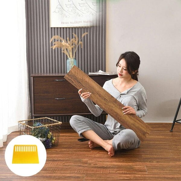 Havendro Floor Planks Tiles Self Adhesive Wood Effect Vinyl Flooring Kitchen Bathroom