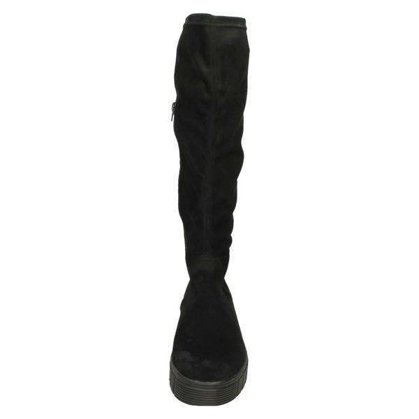 Rieker Ladies Rieker Knee High Platform Wedge Boots W1080