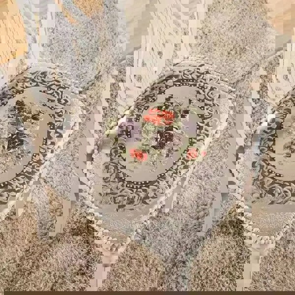 Anyhouz Anypillow Bohemian Tufted Chairpad Cushion Colorful Soft