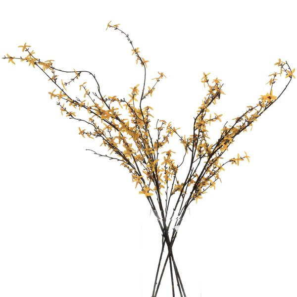 Wyld Haus Set of 3 Artificial Flowers Forsythia Stems