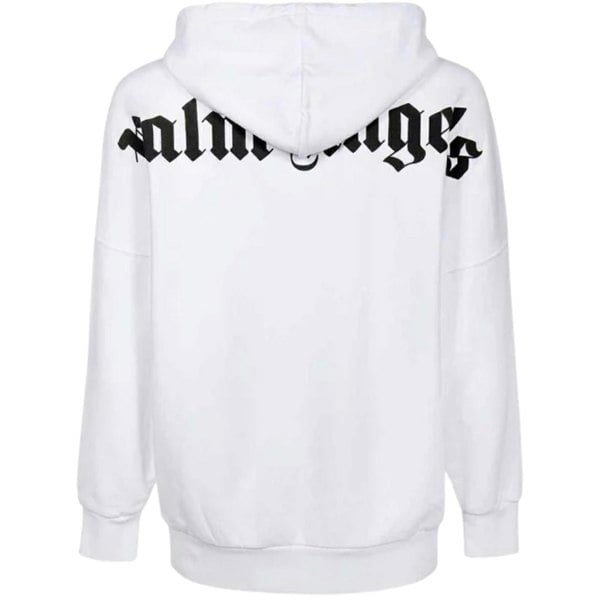 Palm Angels Classic Logo Oversized Hoodie - White