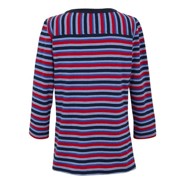 Regatta Women's Baylette II Striped T-Shirt - Navy