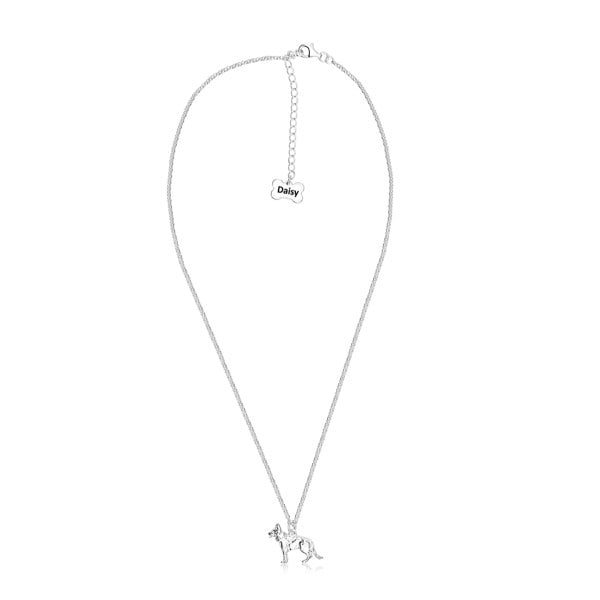 Mylee London German Shepherd Silver Necklace - Personalised