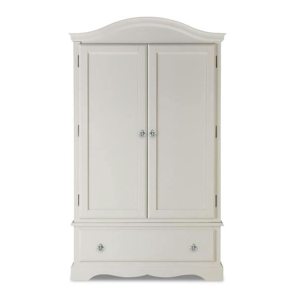 Statement Furniture Romance French Double Wardrobe With Drawer and Crystal Handles