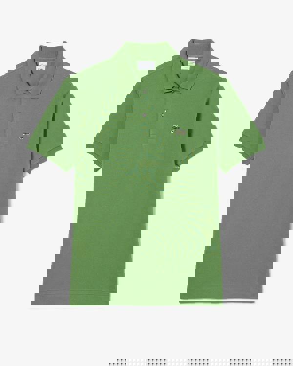 Lacoste Classic Fit L.12.12 Mens Short Sleeve Polo Shirt - Lamb's Lettuce 02M