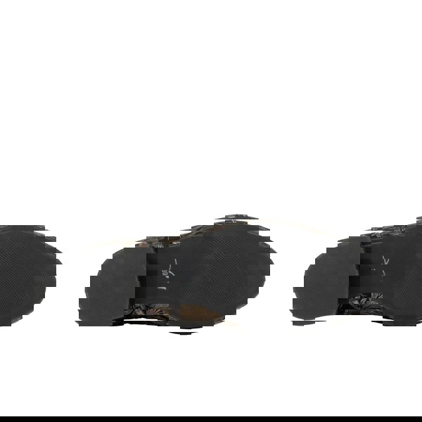 Embassy London Iris - Black & Gold & Burgundy - Women's leather ankle boot with soft insoles