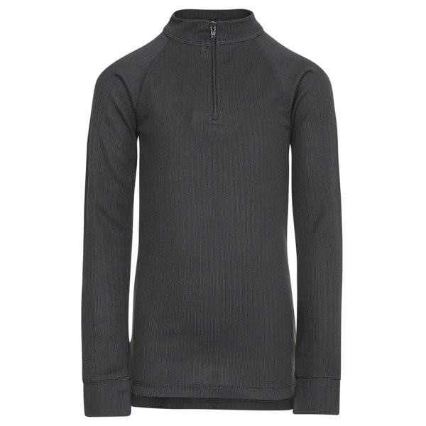 Trespass Kids Wise360 1/2 Zip Baselayer Top - Black