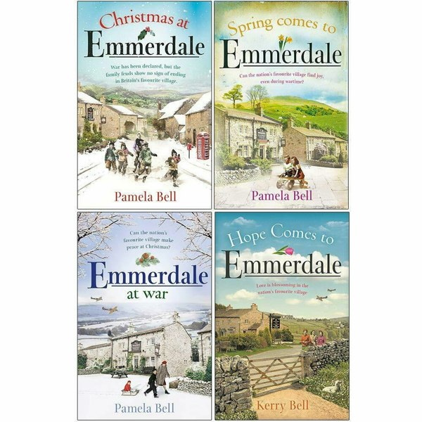 Emmerdale 4 Book Set by Pamela & Kerry Bell Hope Comes To, At War, Christmas At & more