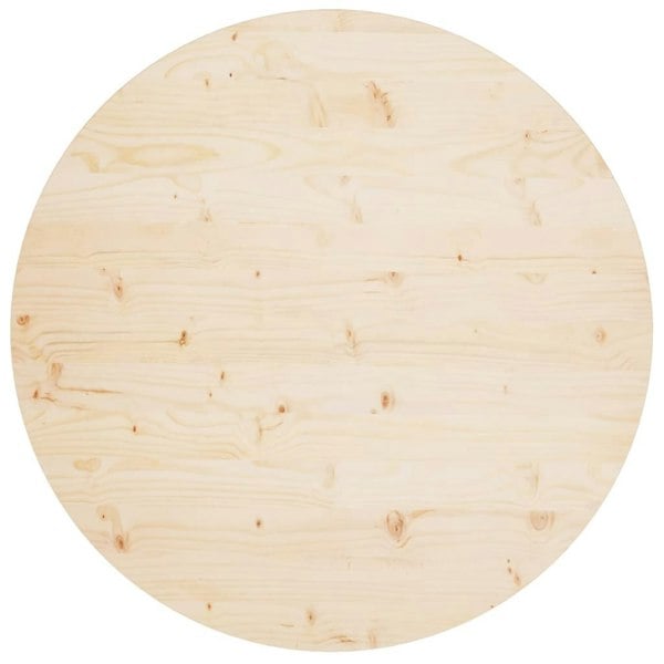 Berkfield Table Top �_�”�_90x2.5 cm Solid Wood Pine