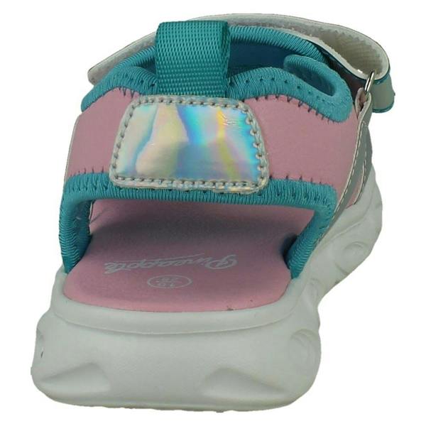 Pineapple Girls Pineapple Dual Strap Light Up Sandals H0385